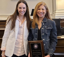 Sherry from Aspire with New Hampshire Wellness Award